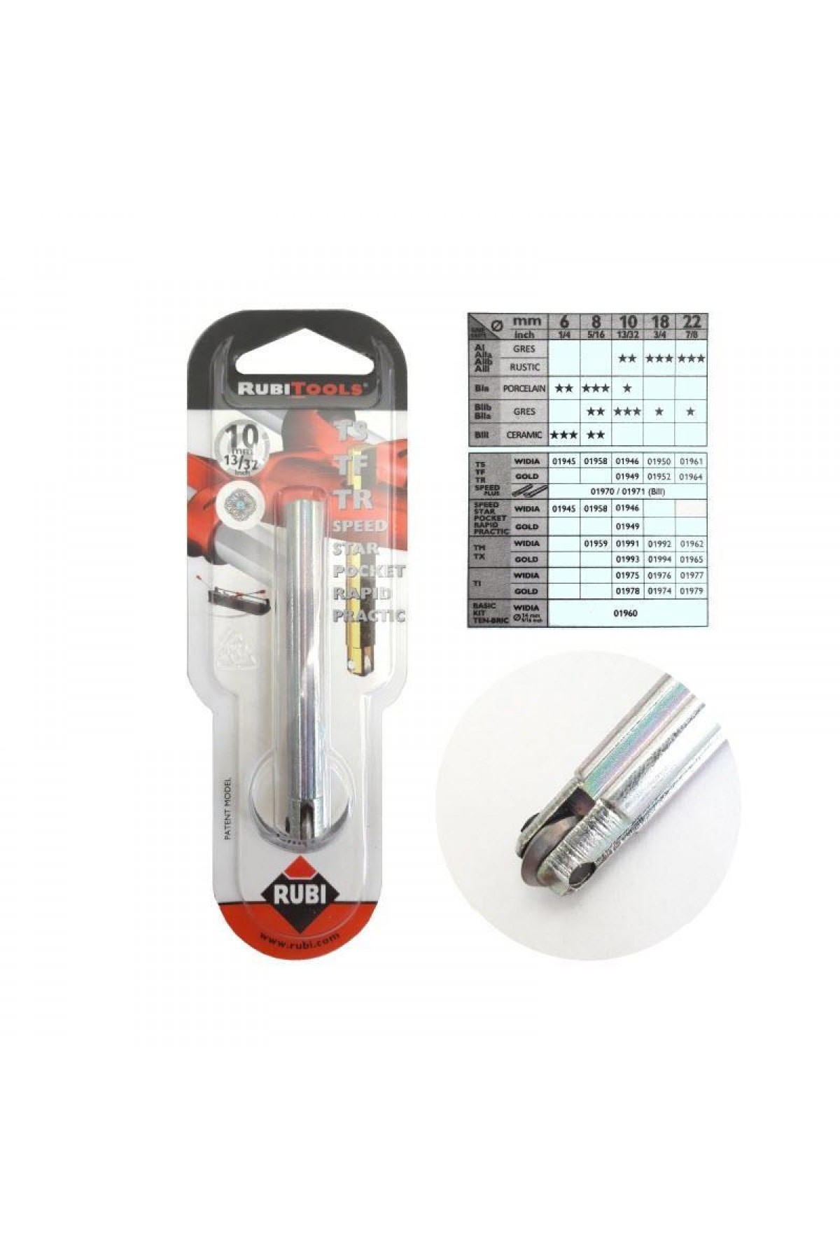 Rubi 10 mm Seramik Kesme Elması Lisinya202 Rubi 10 mm Seramik Kesme Elması