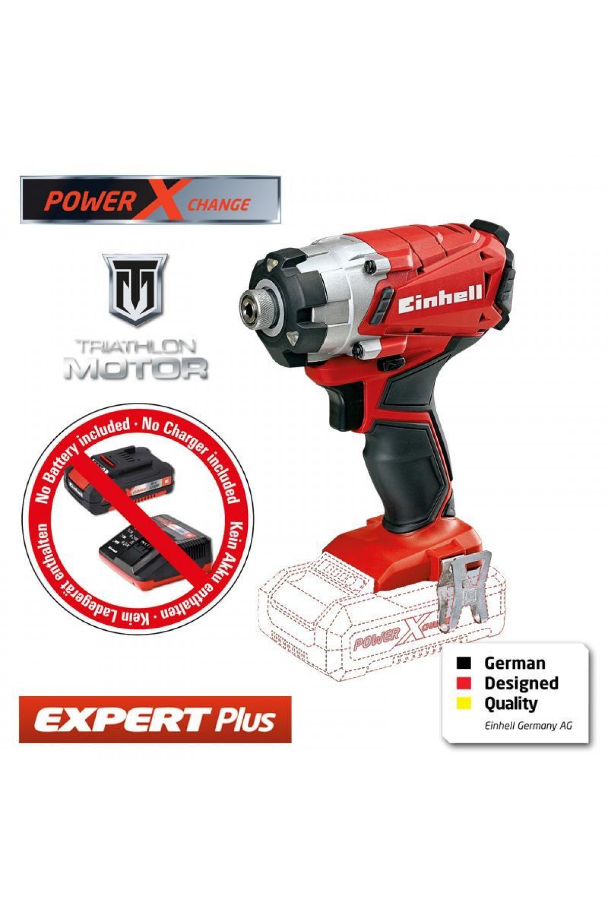 Lisinya202 Einhell PXC TE CI 18/1 Lİ Solo Darbeli Vidalama Aküsüz