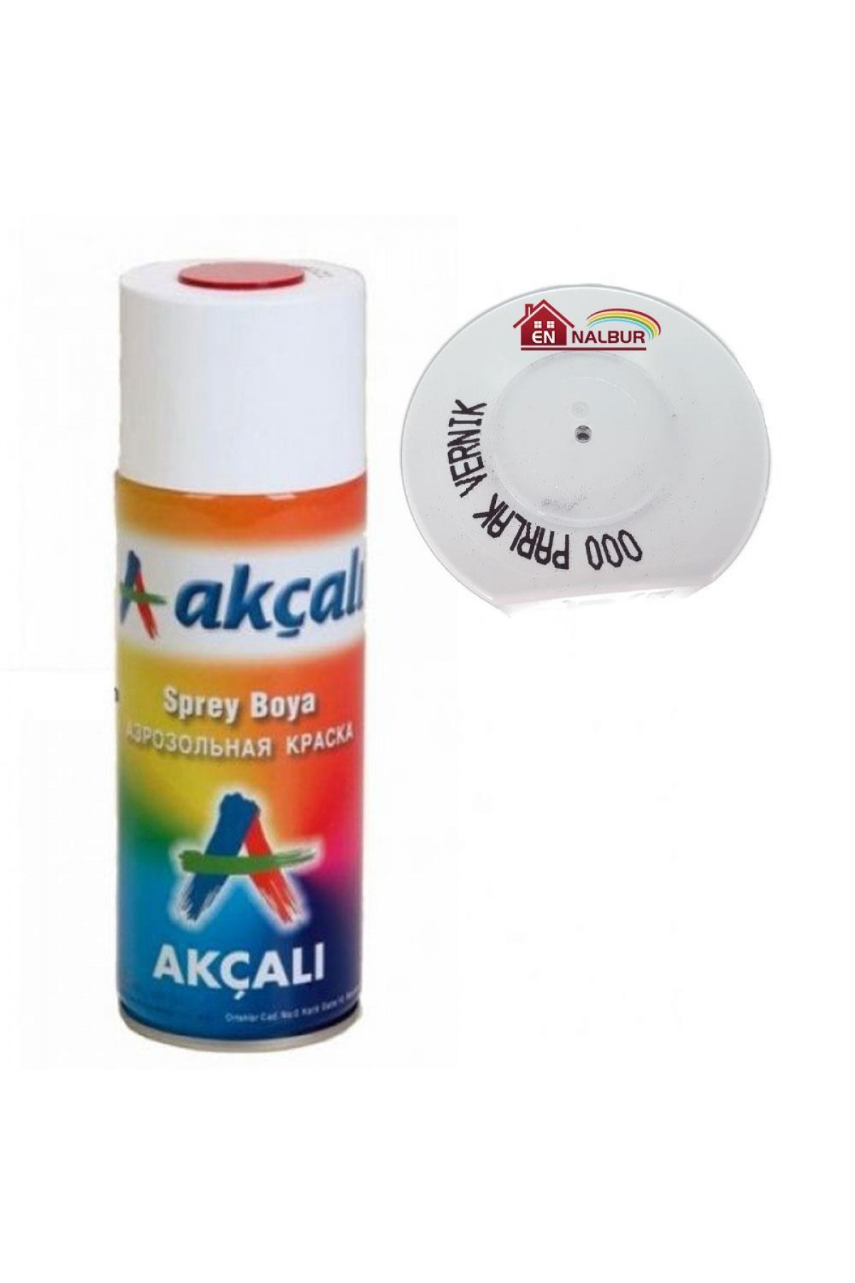 Akçalı Sprey Boya 400 ml 000 Parlak Vernik Lisinya202 Akçalı Sprey Boya 400 ml 000 Parlak Vernik