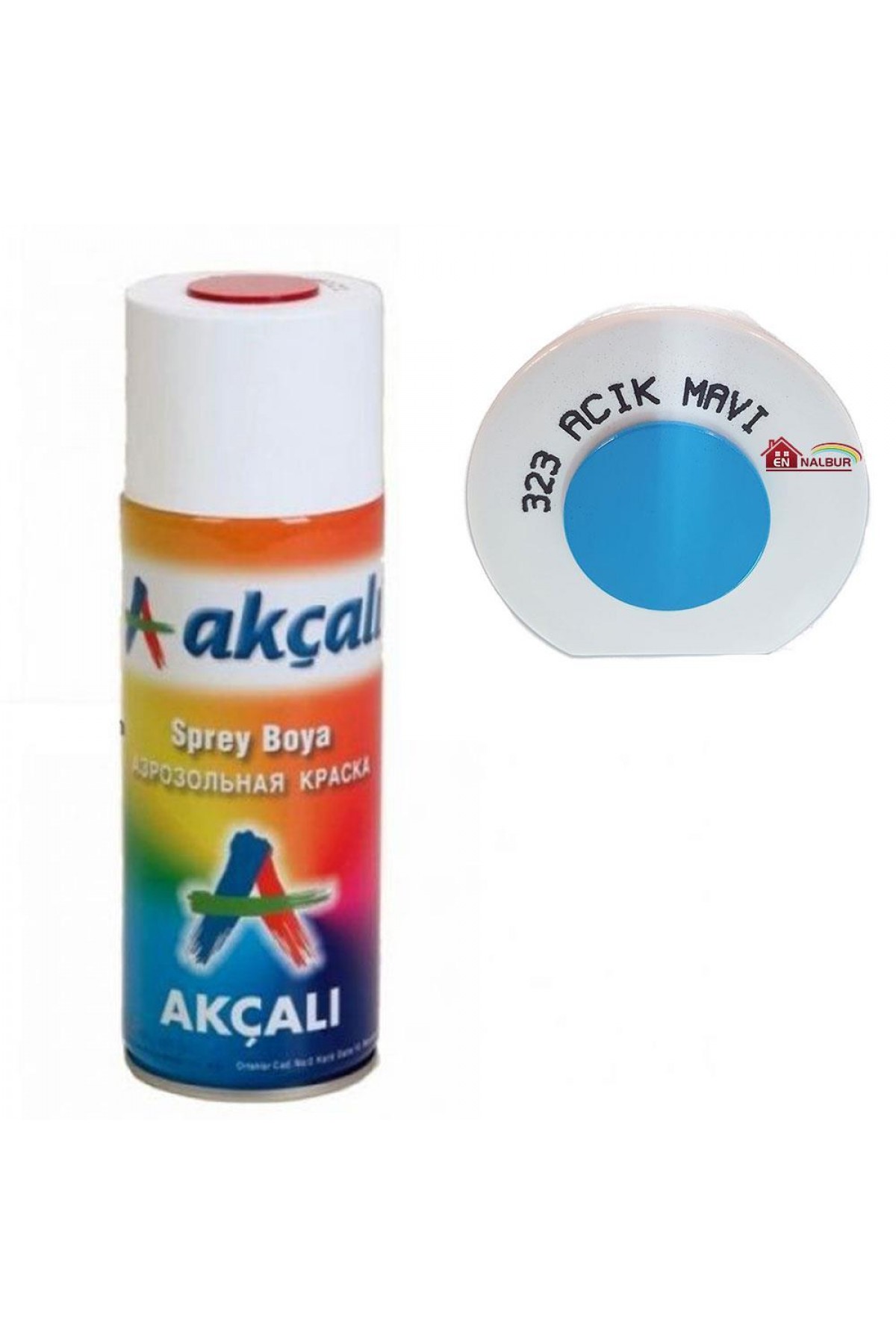 Akçalı Sprey Boya 400 ml 323 Açık Mavi Akçalı Sprey Boya 400 ml 323 Açık Mavi