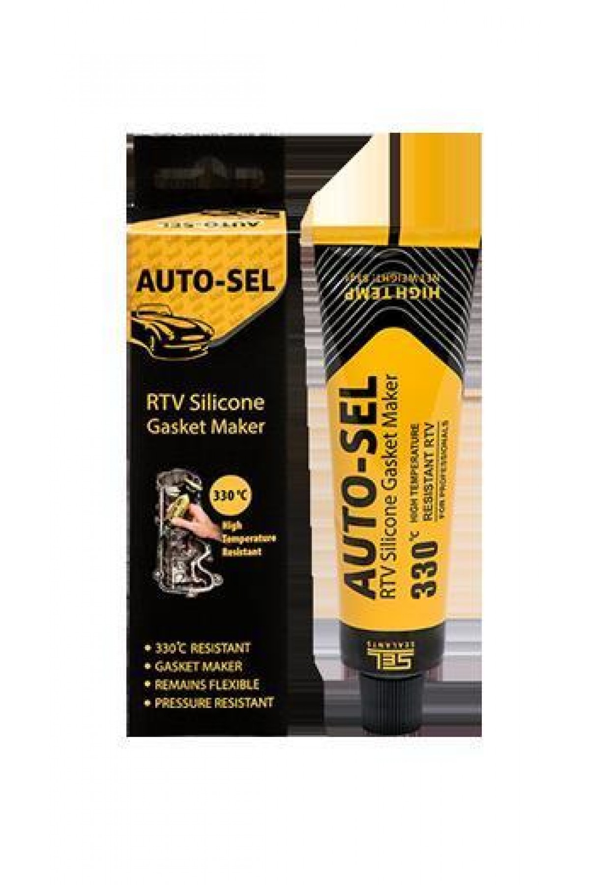 Selsil Tüp Sıvı Conta Siyah 50 ml Lisinya202 Selsil Tüp Sıvı Conta Siyah 50 ml