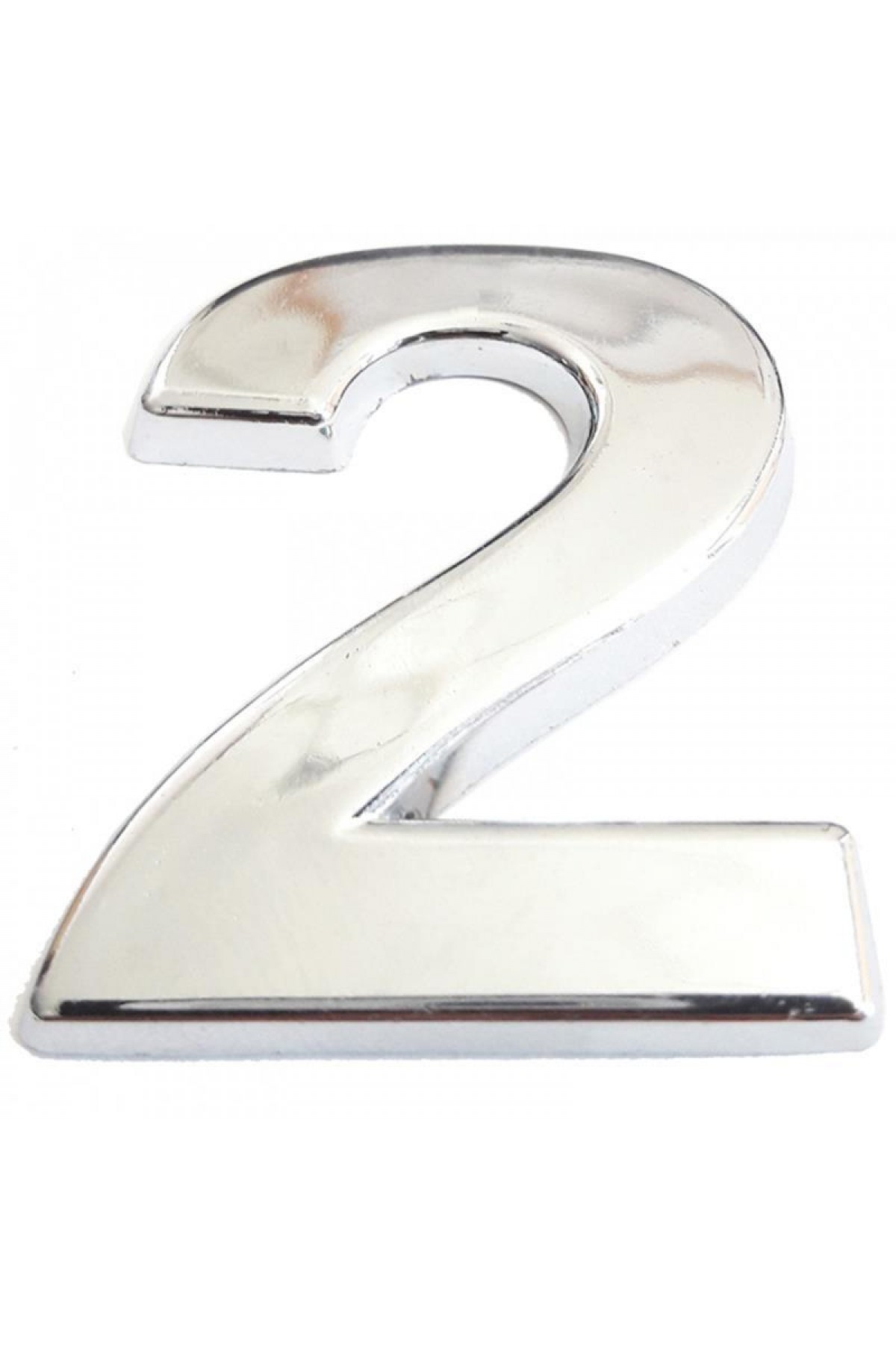 Lisinya202 Cemax Krom Yapışkanlı 2 Rakamı 5 cm