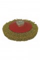 Partner 03031 M14 Vidalı Sarı Telli Fırça 100 mm Lisinya202 Partner 03031 M14 Vidalı Sarı Telli Fırça 100 mm