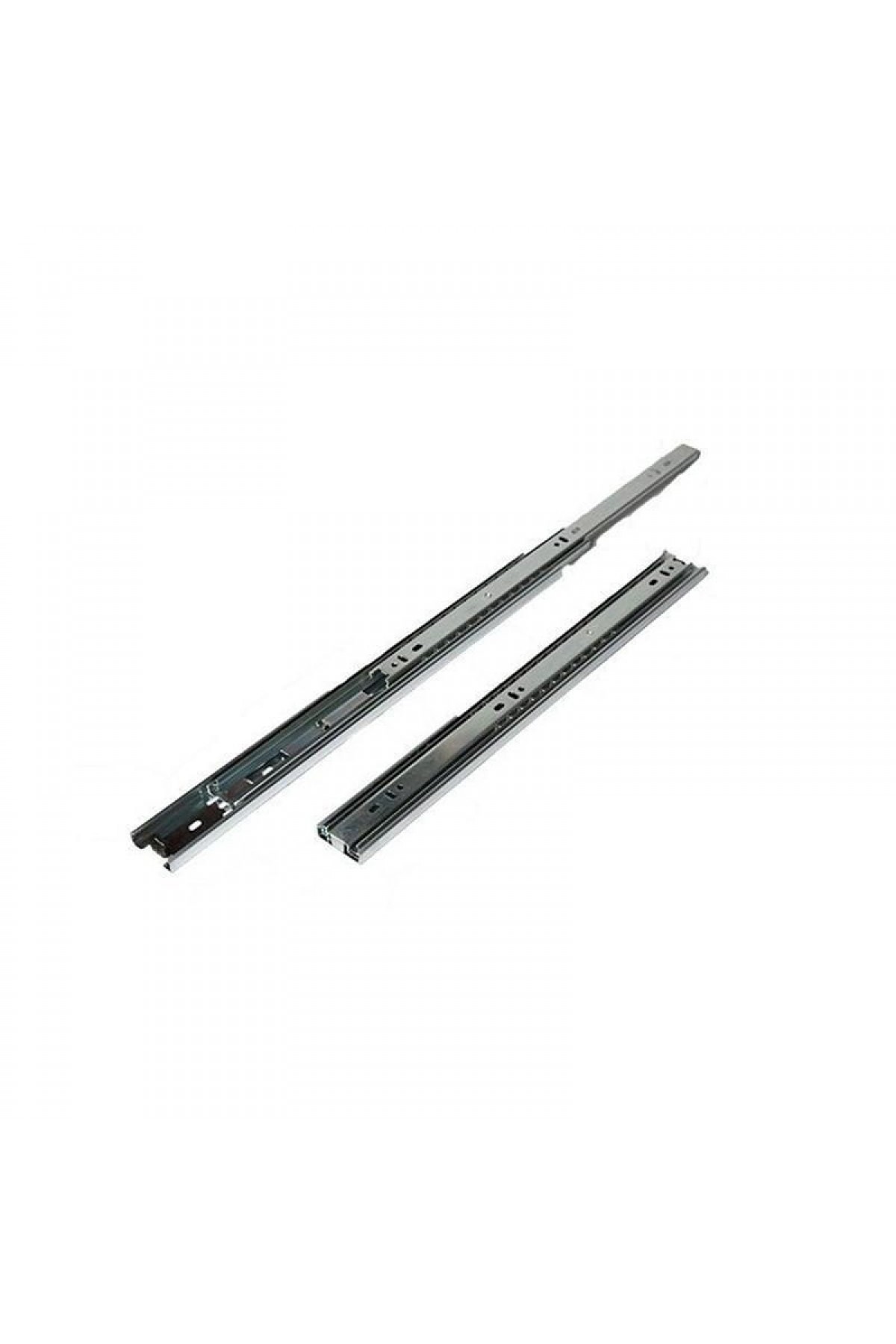 Lisinya202 Çift Açılır 45 mm Teleskopik Bilyeli Çekmece Rayı 50 Cm