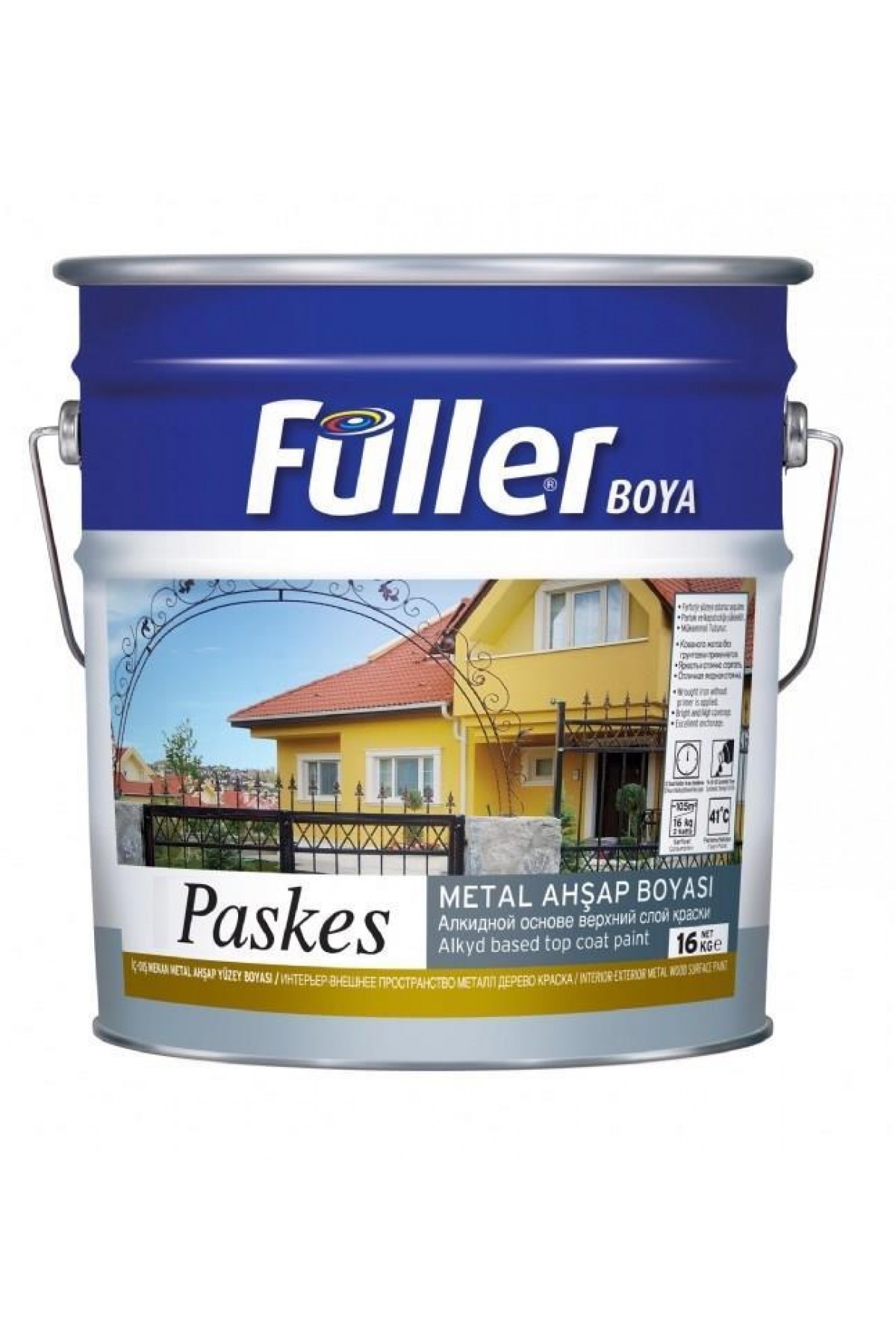 Sentetik Metal Boya 2,5 Kg Bayrak Kırmızı Lisinya202 Paskes Sentetik Metal Boya 2,5 Kg Bayrak Kırmızı