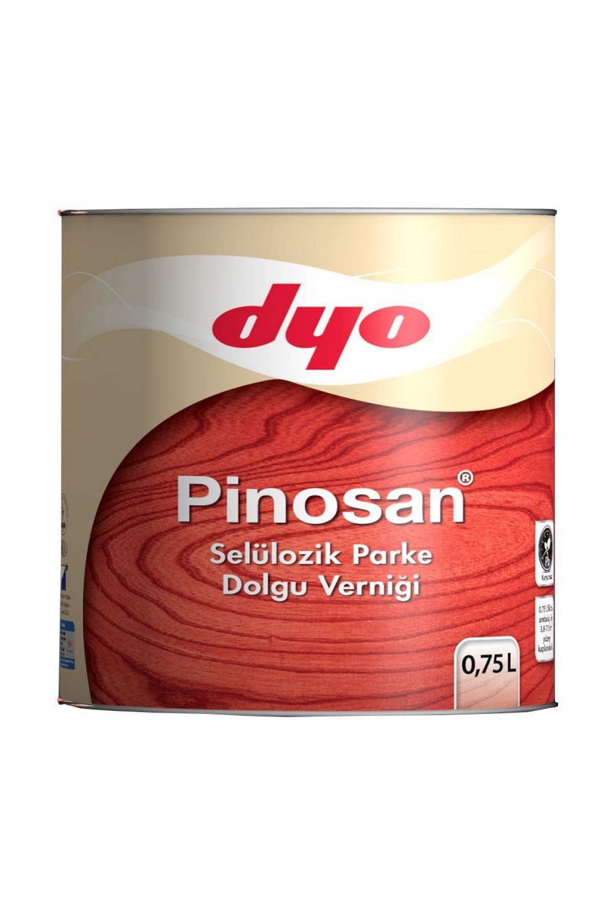 Pinosan Selülozik Parke Dolgu Verniği 0,75 LT