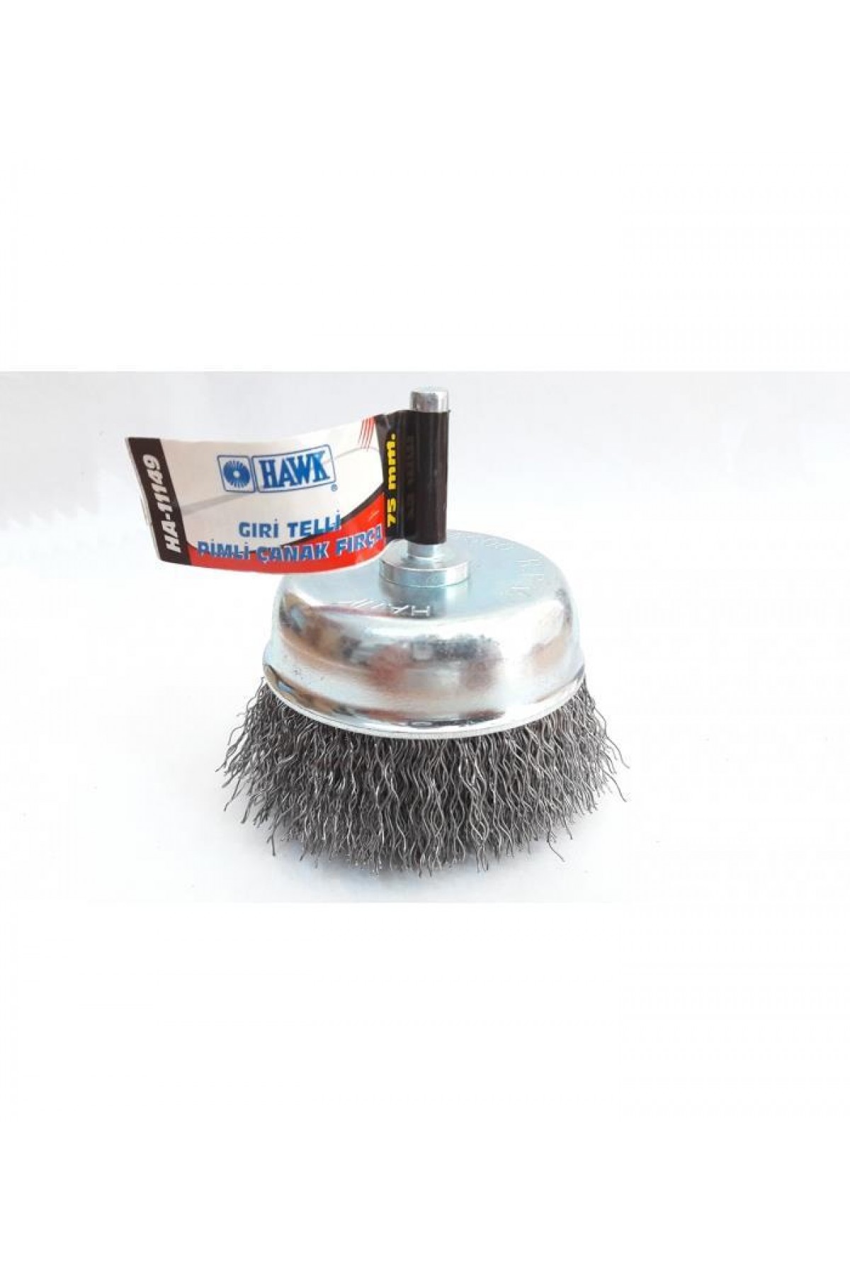 Lisinya202 Hawk HA11149 Pimli Gri Tel Çanak Fırça 75 mm