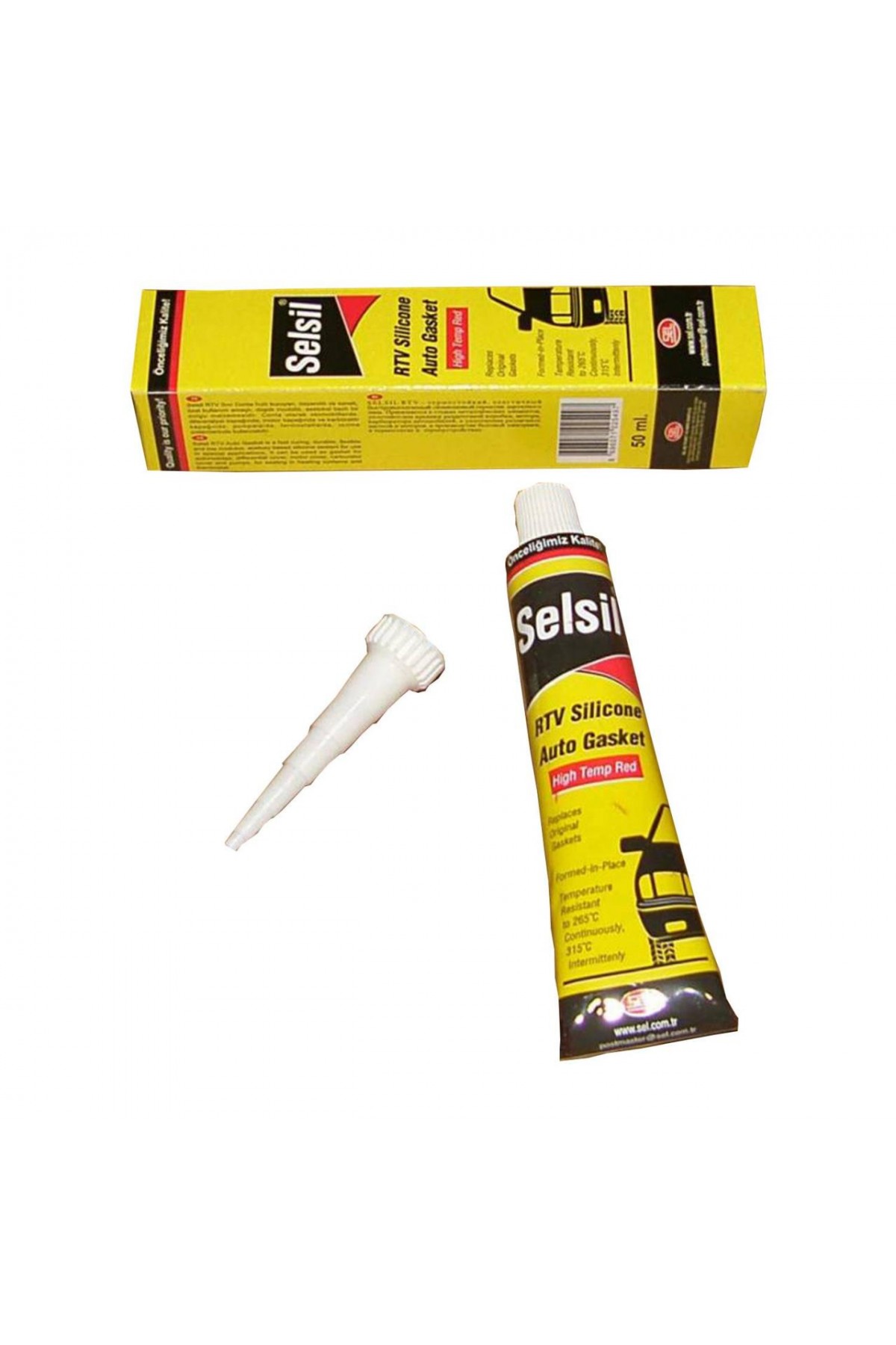 Selsil Tüp Sıvı Conta Kırmızı 50 gr Lisinya202 Selsil Tüp Sıvı Conta Kırmızı 50 gr