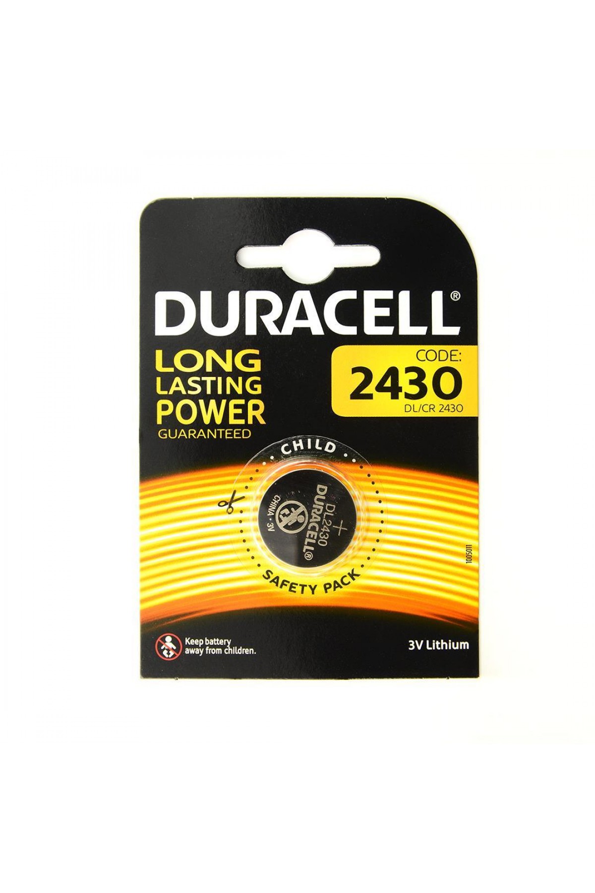 Yuvarlak Düğme Pil 2430 3 Volt