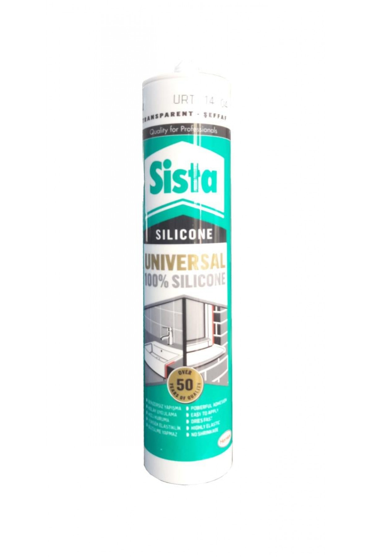 Sista Üniversal Şeffaf Silikon 280 ml Lisinya202 Sista Üniversal Şeffaf Silikon 280 ml