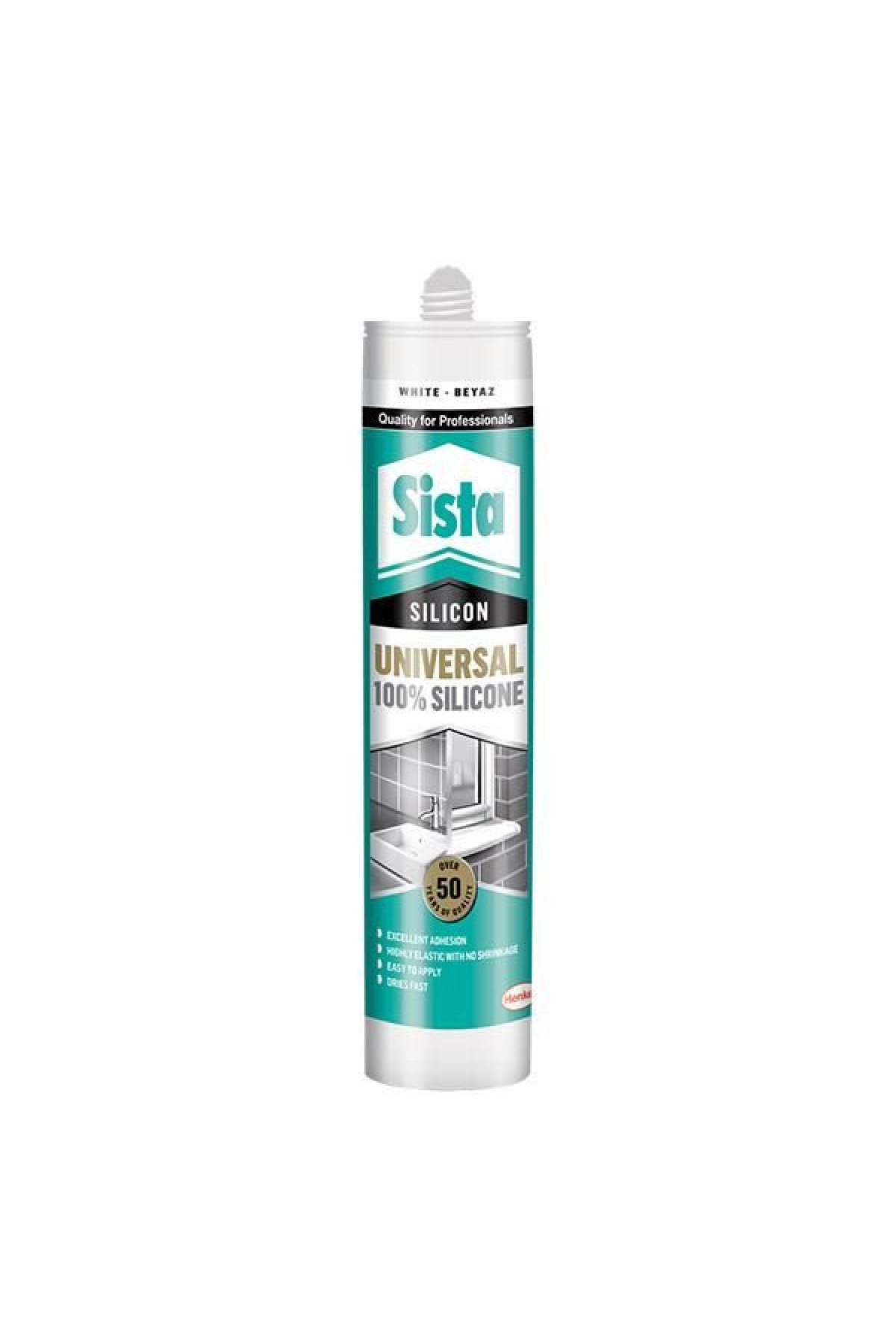Sista Üniversal Beyaz Silikon 280 ml Sista Üniversal Beyaz Silikon 280 ml