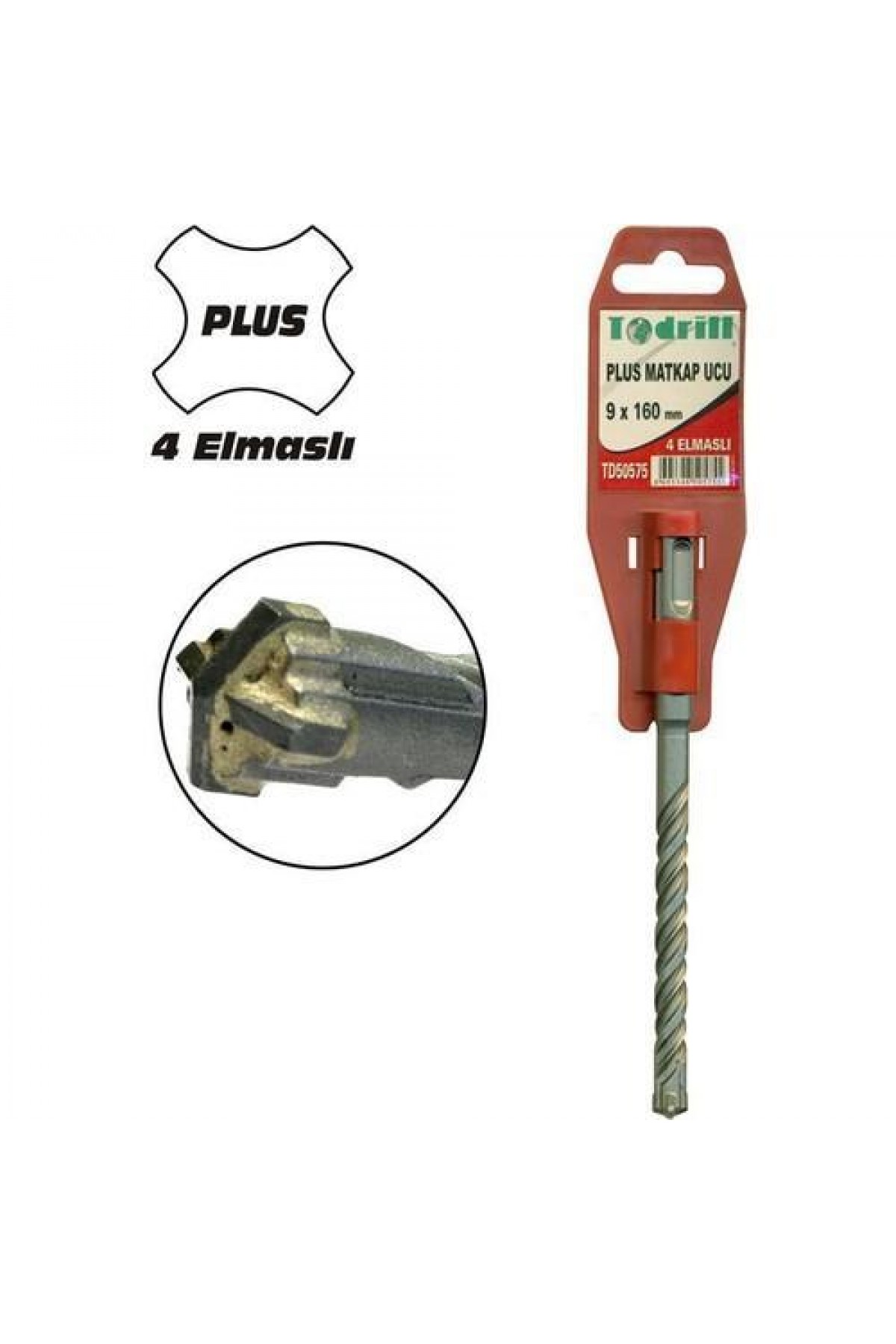 Lisinya202 Todrill 50637 26X450 mm Sds Plus 4 Elmaslı Matkap Ucu