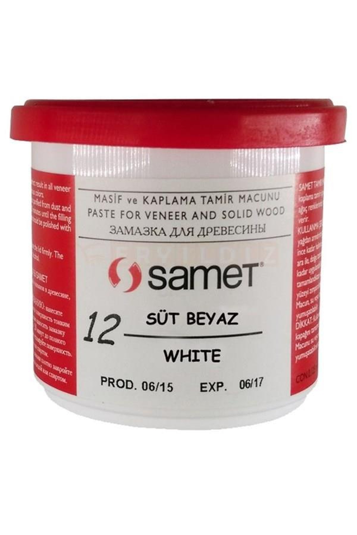 Samet Süt Beyaz Tamir Macunu 200 gr Samet Süt Beyaz Tamir Macunu 200 gr
