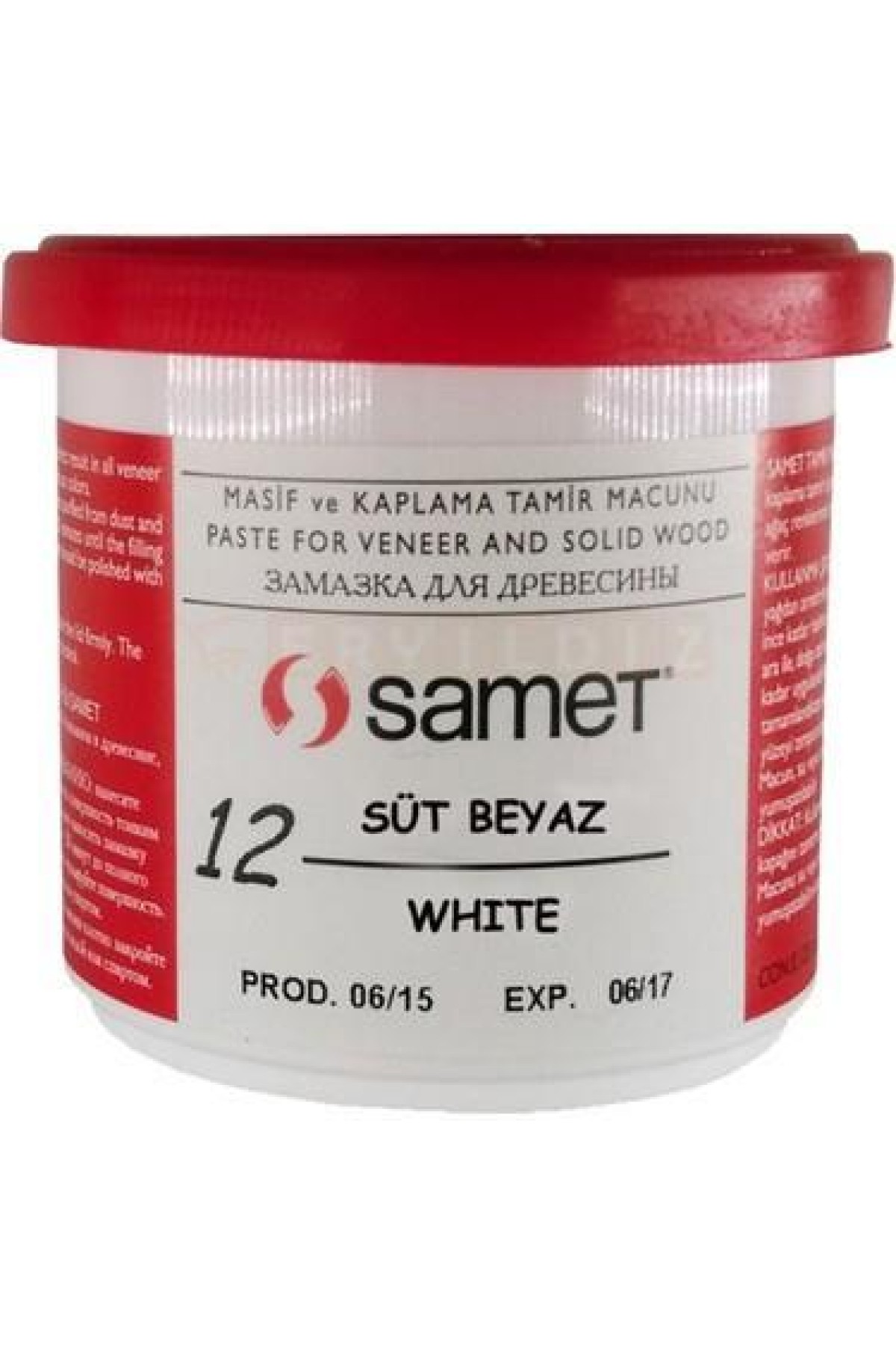 Samet Süt Beyaz Tamir Macunu 200 gr Samet Süt Beyaz Tamir Macunu 200 gr