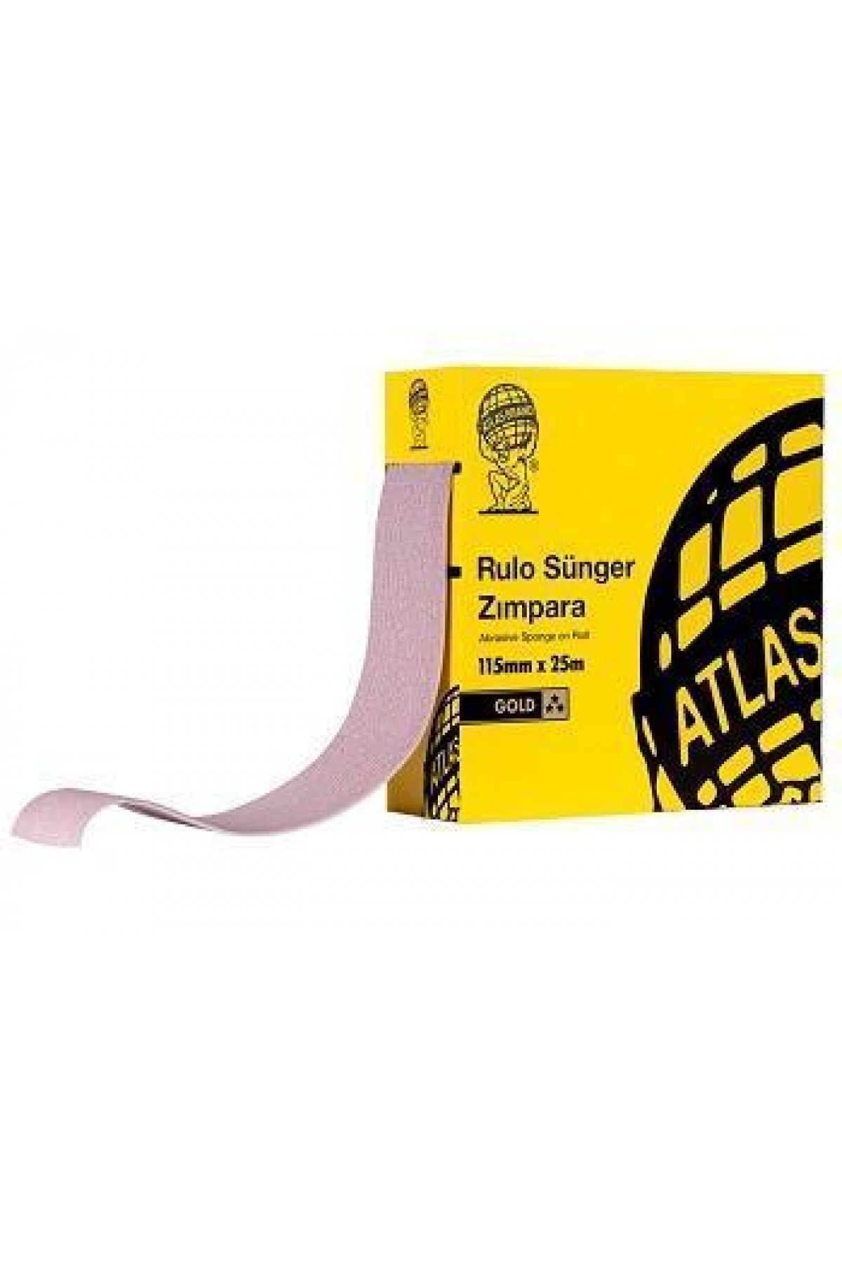 Atlas Gold 220 Kum Sünger Zımpara 115 mm 1 Metre Lisinya202 Atlas Gold 220 Kum Sünger Zımpara 115 mm 1 Metre