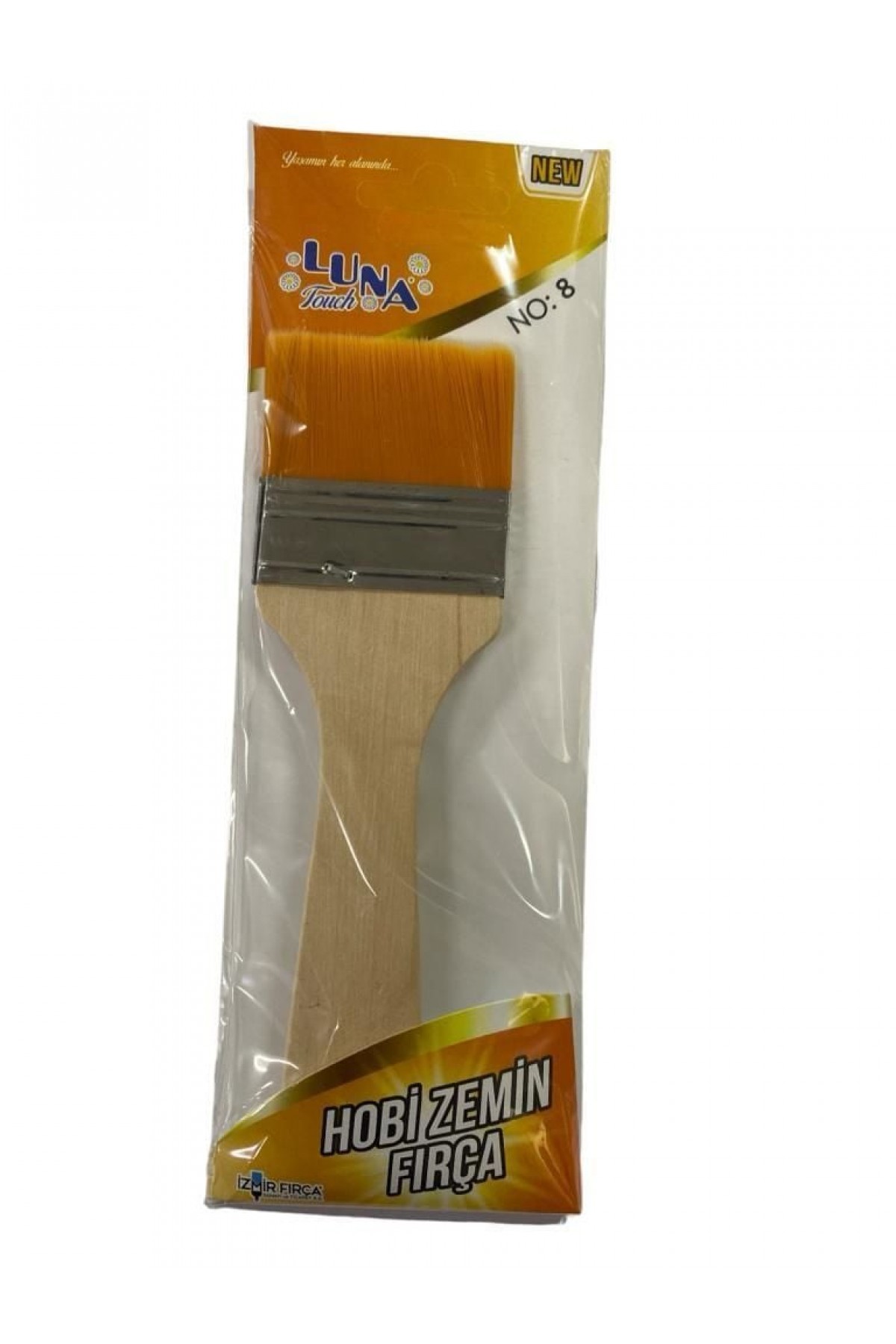 Lisinya202 Luna Zemin Fırça 8 No 4,5 cm Genişlik