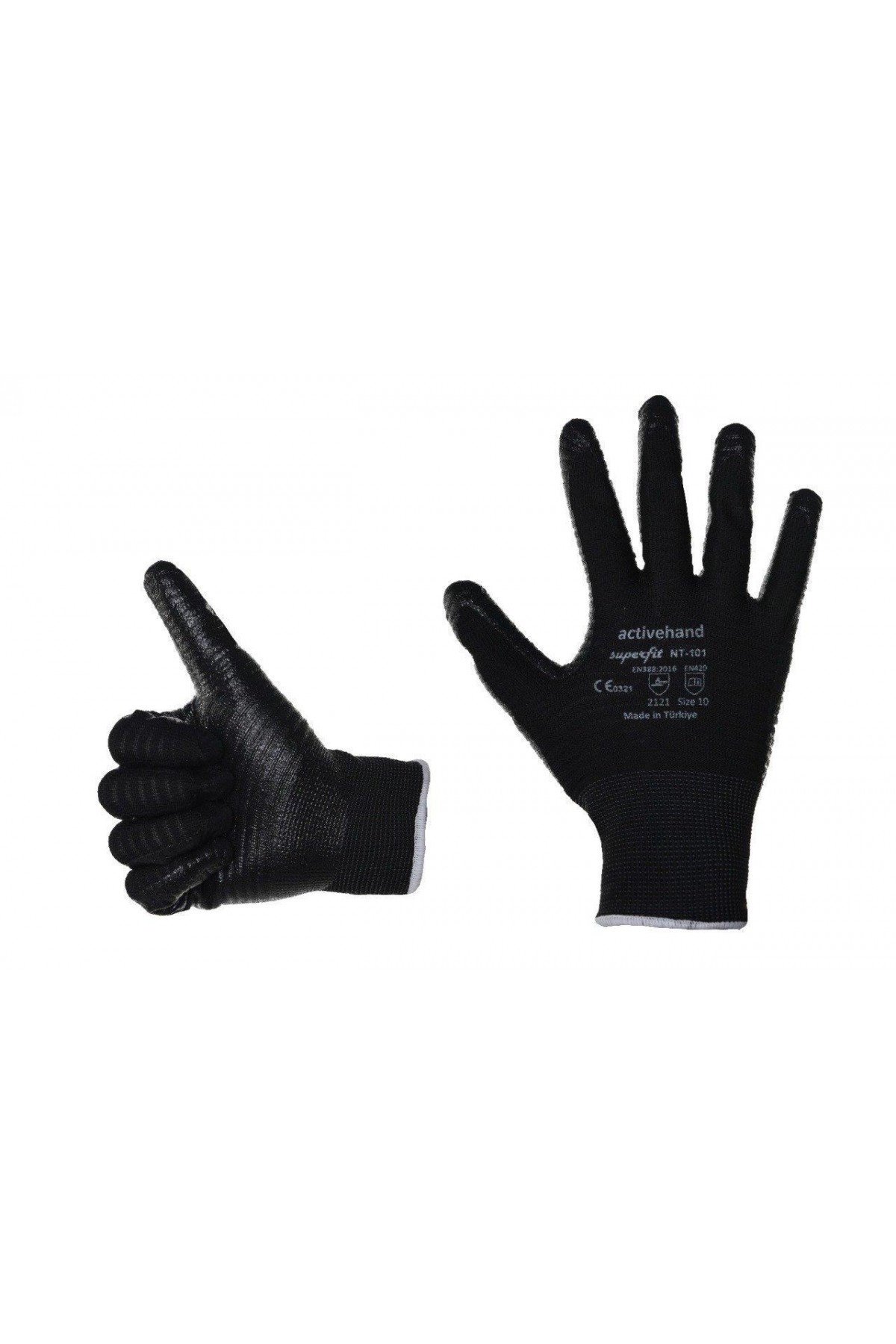 Lisinya202 Activehand Nt-101 Süperfit İş Eldiveni 10 Numara