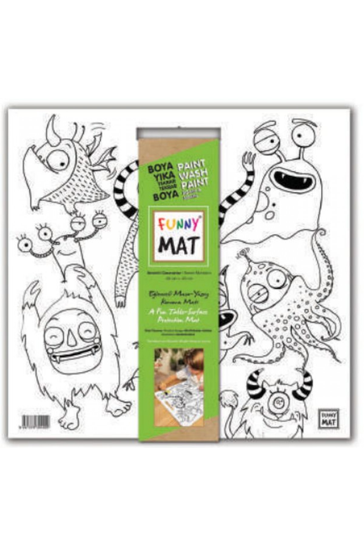 Funny Mat - Sevimli Canavarlar 40x40cm