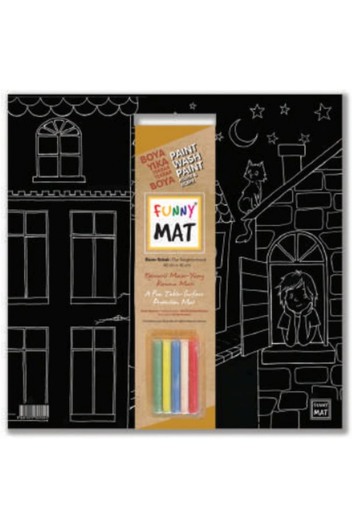 Funny Mat - Bizim Sokak 40x40cm