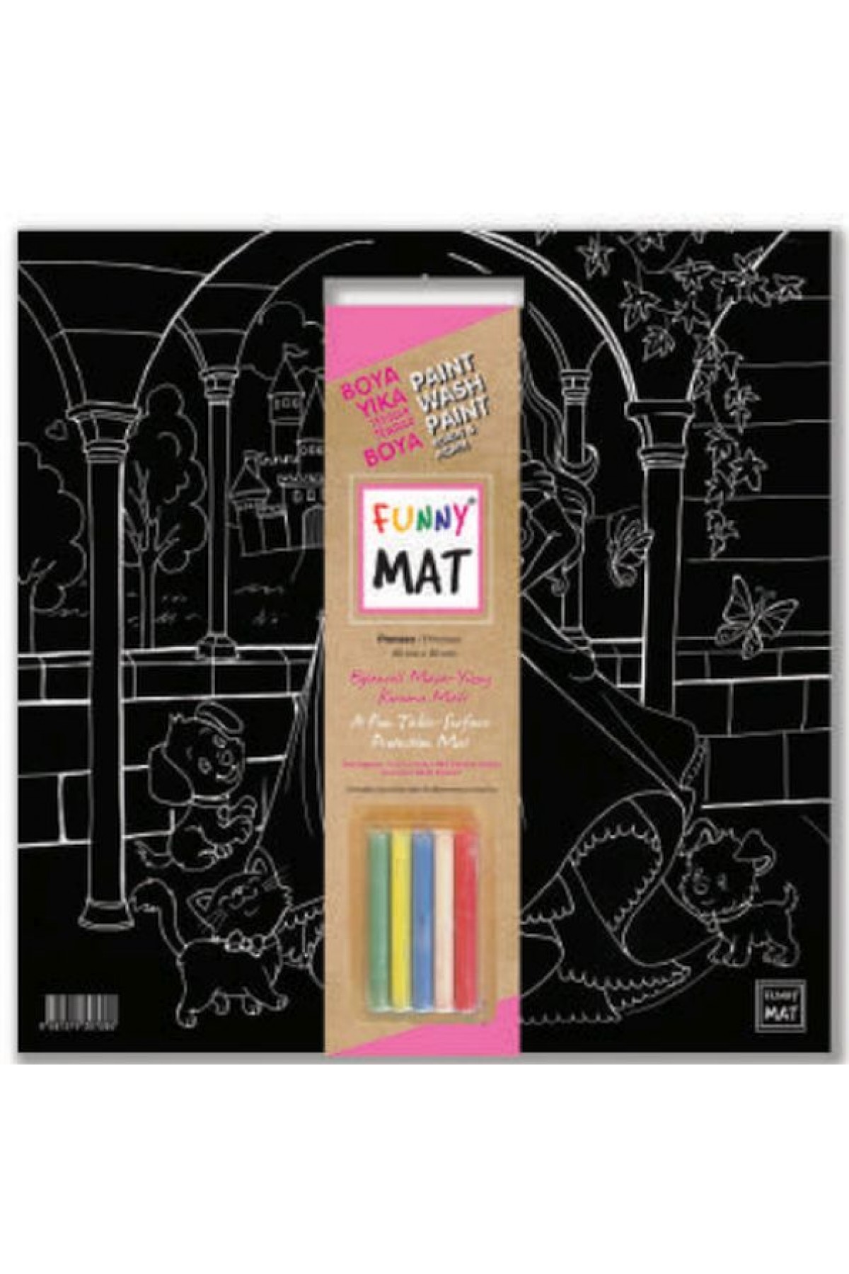 Funny Mat - Prenses 40x40cm