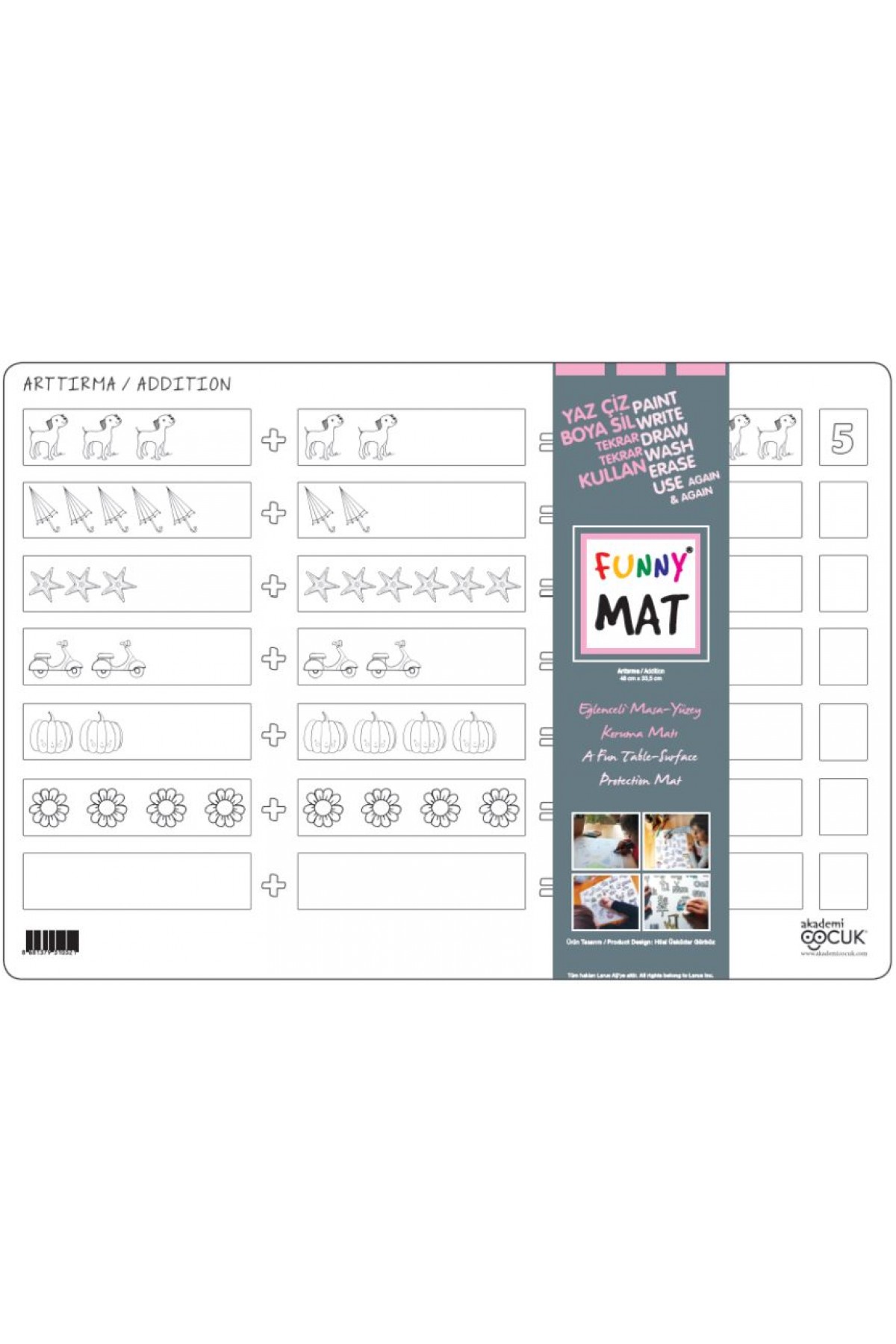 Funny Mat - Arttırma 33,5x48cm Funny Mat - Arttırma 33,5x48cm