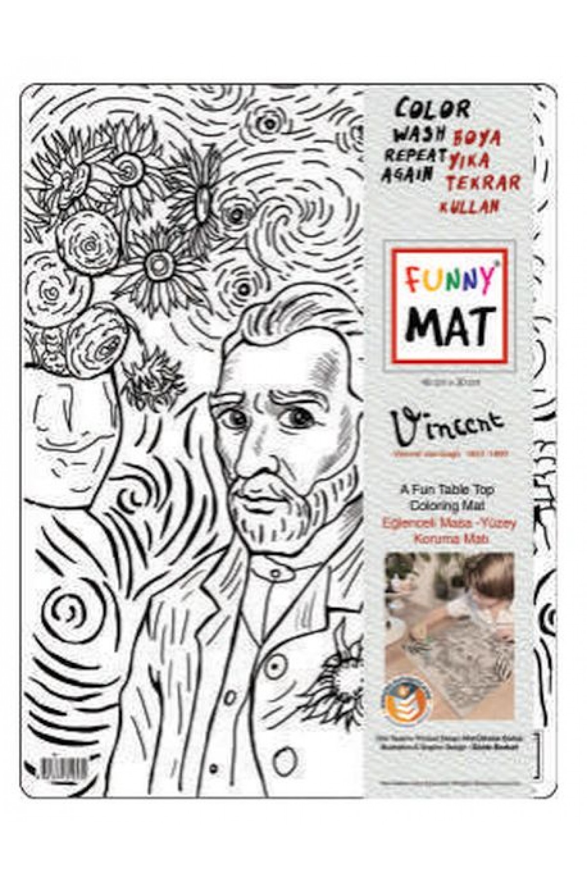 Funny Mat - Vıncent Van Gogh 30 X 40 Cm