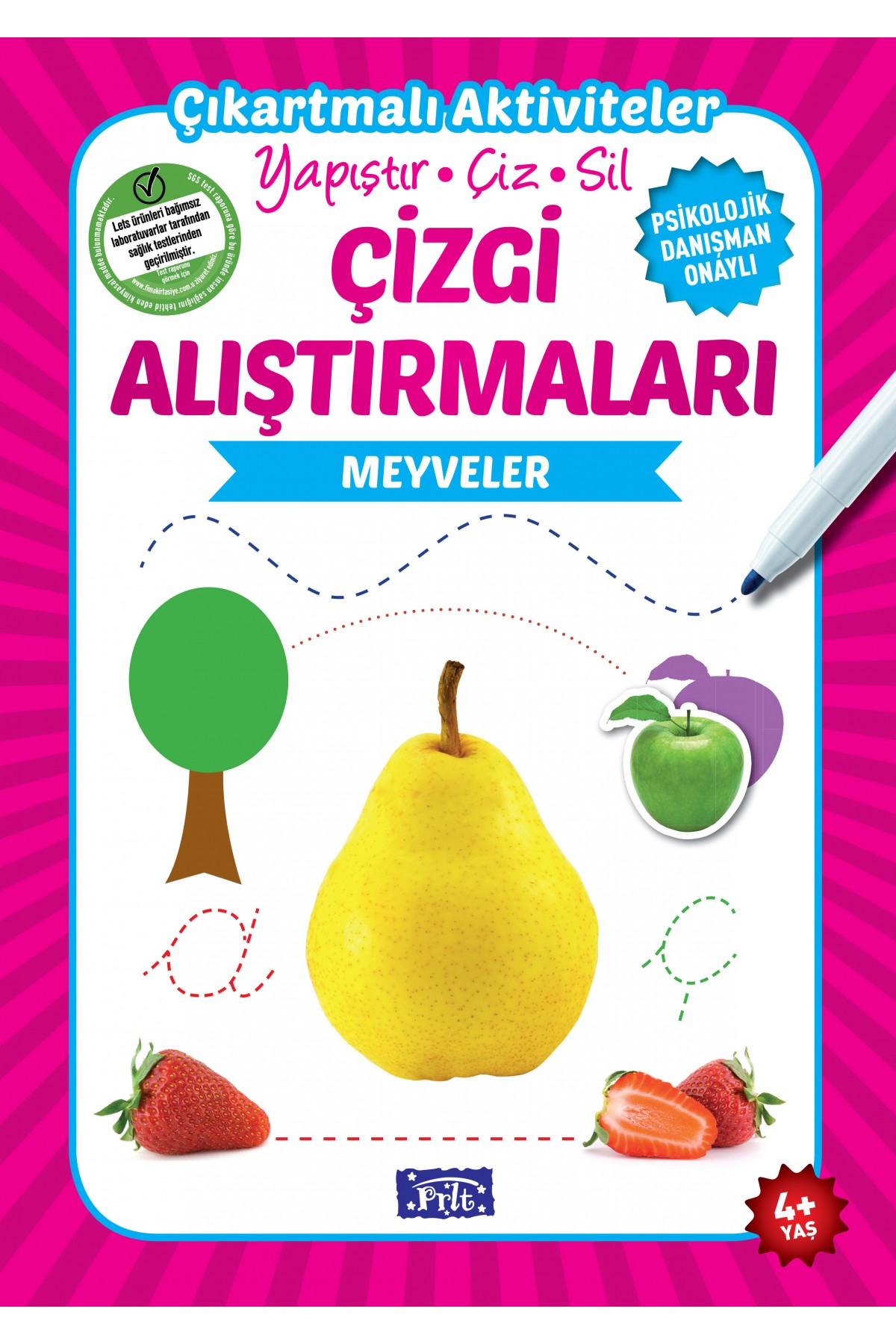 Meyveler - Çizgi Alıştırmaları