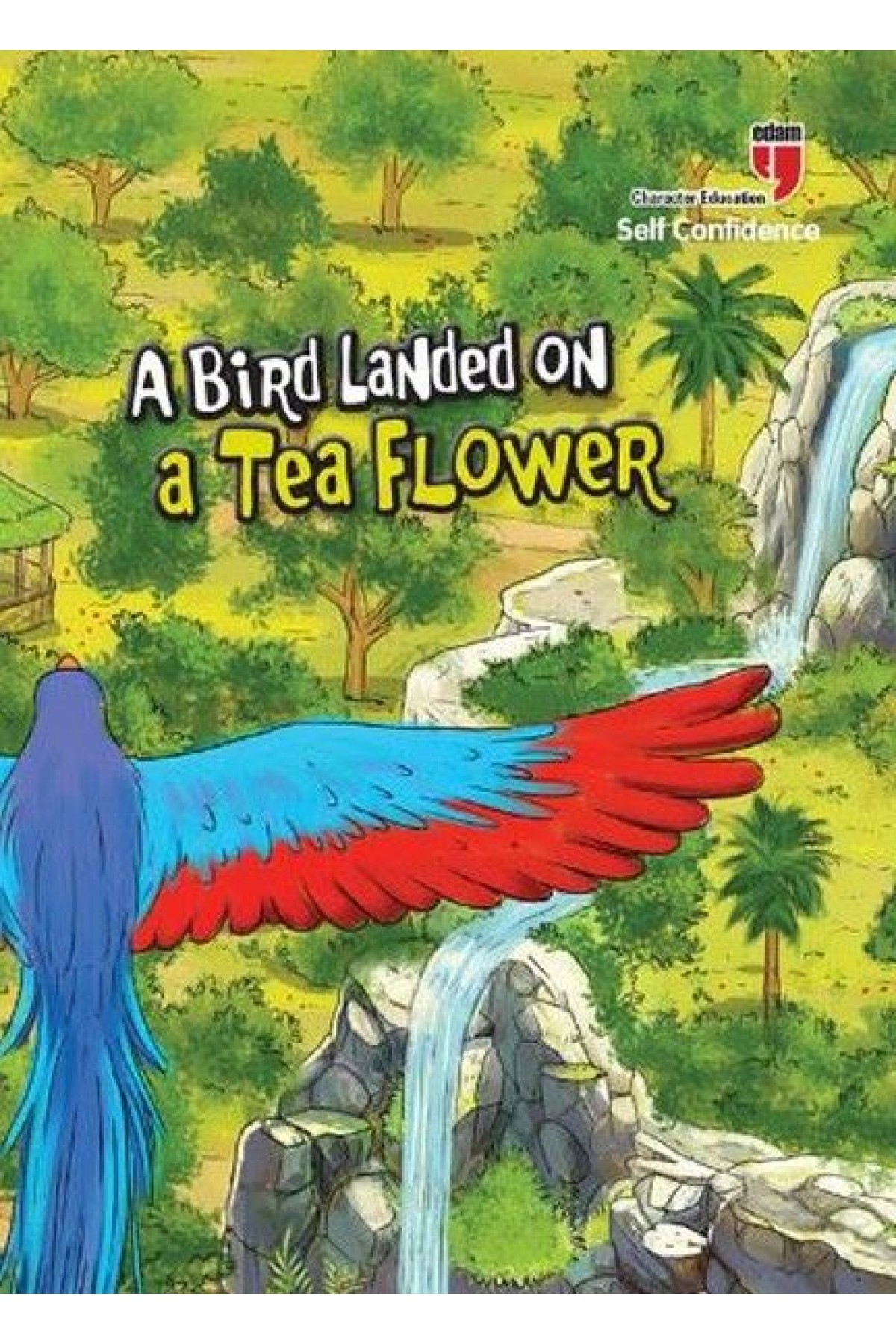 A Bird Landed on a Tea Flower - Self Confidence A Bird Landed on a Tea Flower - Self Confidence