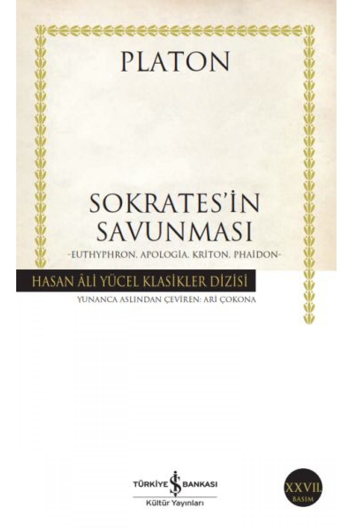 Sokrates’in Savunması- Hasan Ali Yücel Klasikleri