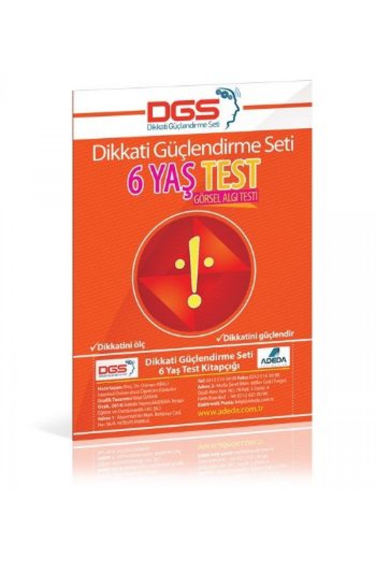 Dikkati Güçlendirme Seti 6 Yaş Test Dikkati Güçlendirme Seti 6 Yaş Test