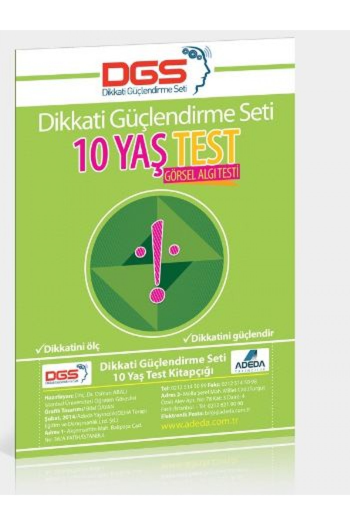 Dikkati Güçlendirme Seti 10 Yaş Test Dikkati Güçlendirme Seti 10 Yaş Test