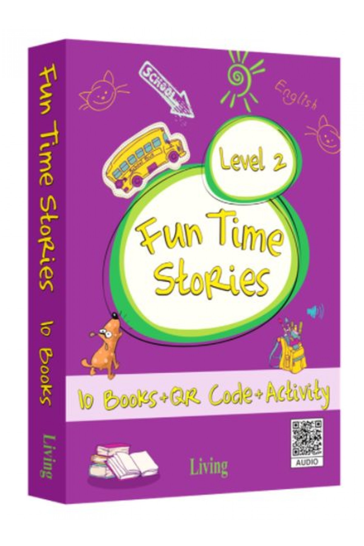 Living Level 2 Fun Times Stories 10'lu Hikaye Seti