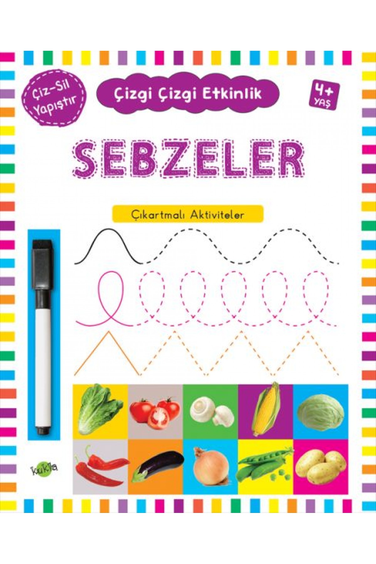 Çizgi Çizgi Etkinlik - Sebzeler (4+ Yaş) Çizgi Çizgi Etkinlik - Sebzeler (4+ Yaş)
