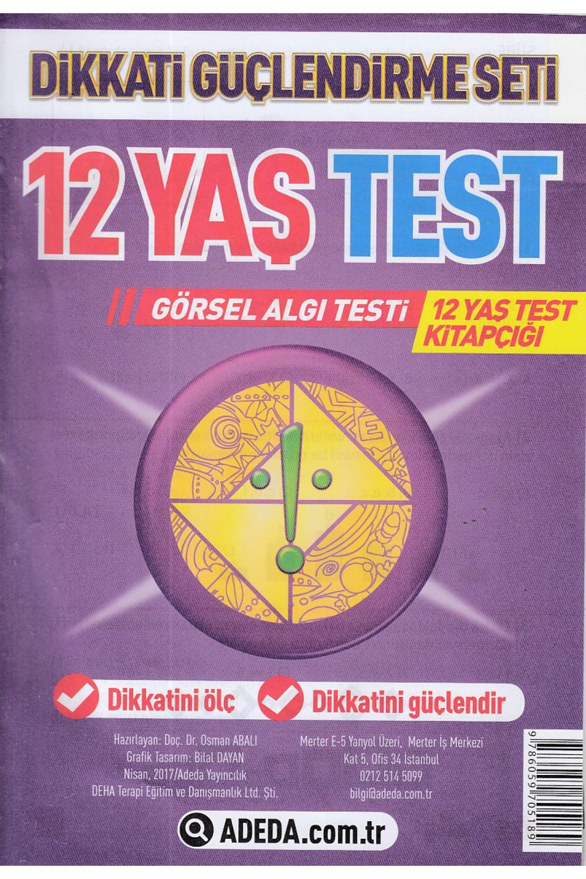 Dikkati Güçlendirme Seti 12 Yaş Test Dikkati Güçlendirme Seti 12 Yaş Test