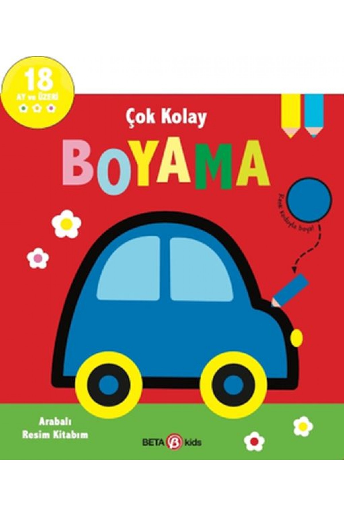 Çok Kolay Boyama Arabalı Resim Kitabım