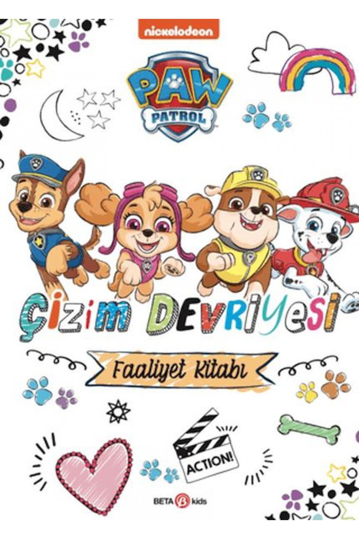 PAW Patrol - Çizim Devriyesi Boyama Kitabı
