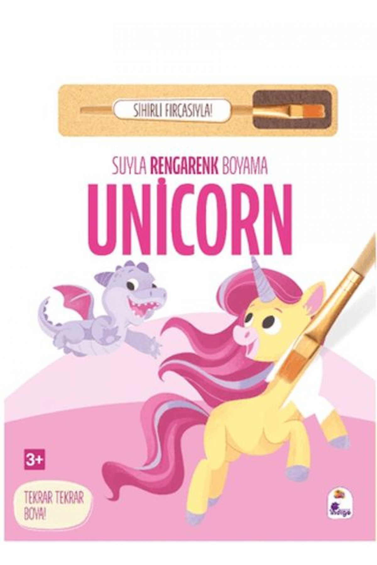 Suyla Rengarenk Boyama - Unicorn (Sihirli Fırçasıyla)