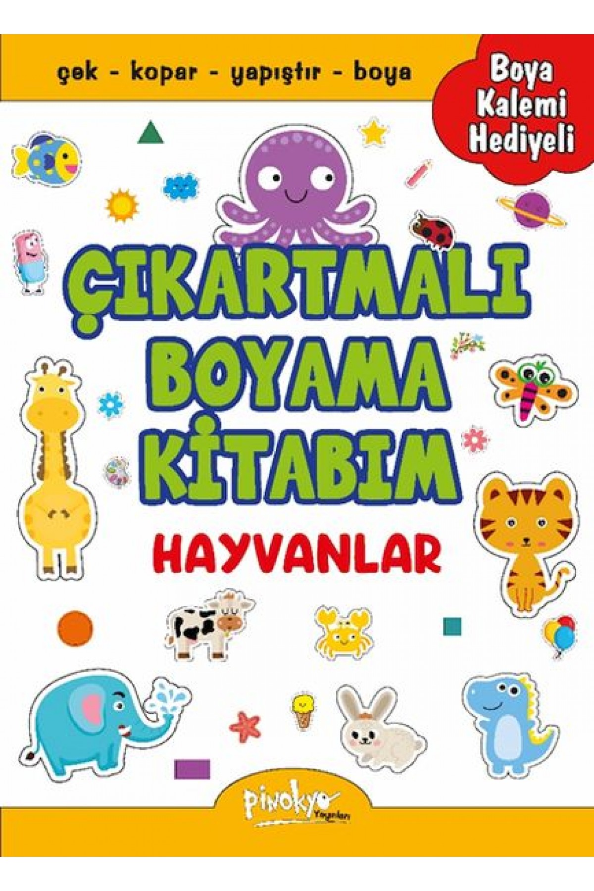 Çıkartmalı Boyama Hayvanlar Çıkartmalı Boyama Hayvanlar