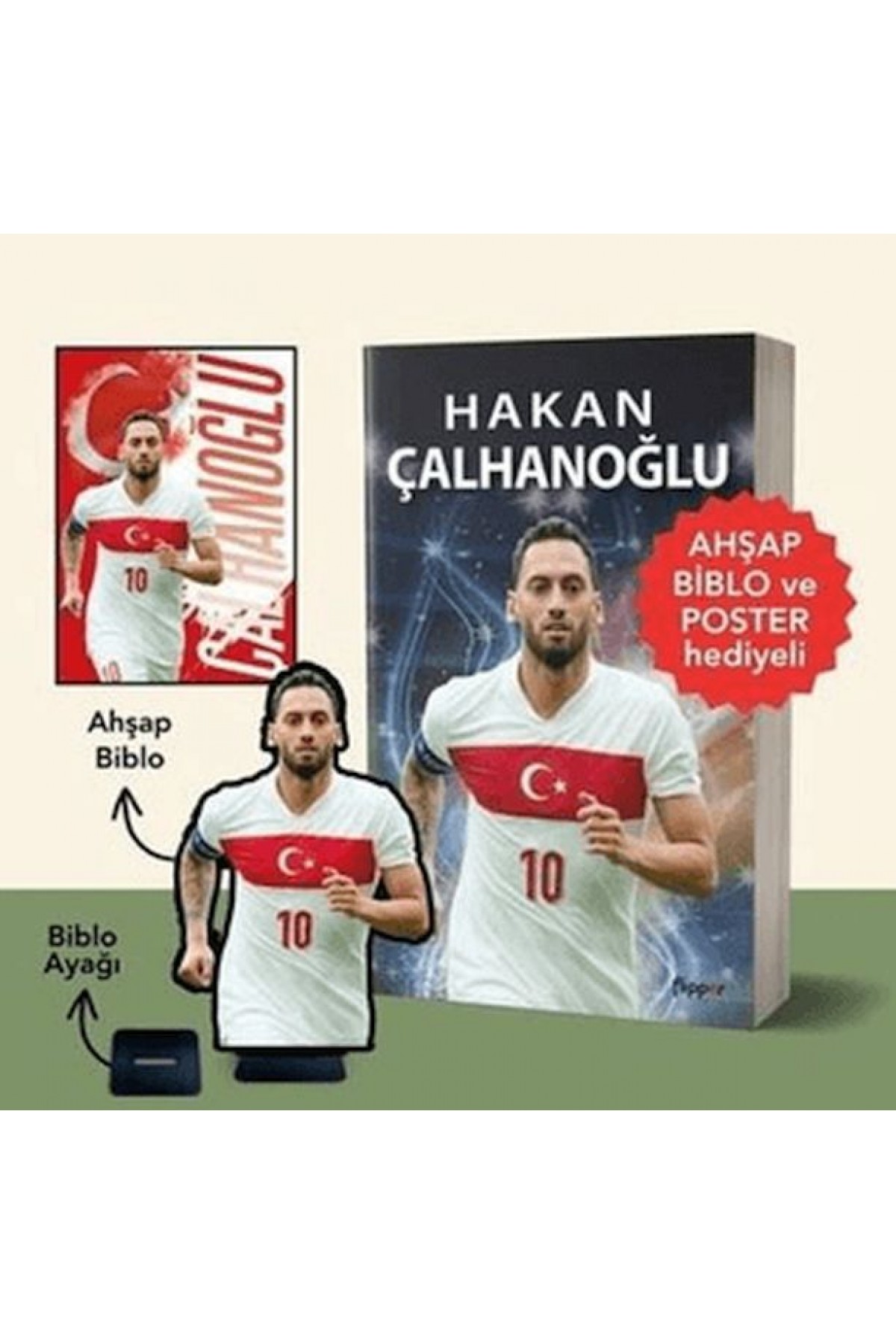 Hakan Çalhanoğlu - Ahşap Biblo ve Poster Hediyeli! Hakan Çalhanoğlu - Ahşap Biblo ve Poster Hediyeli!
