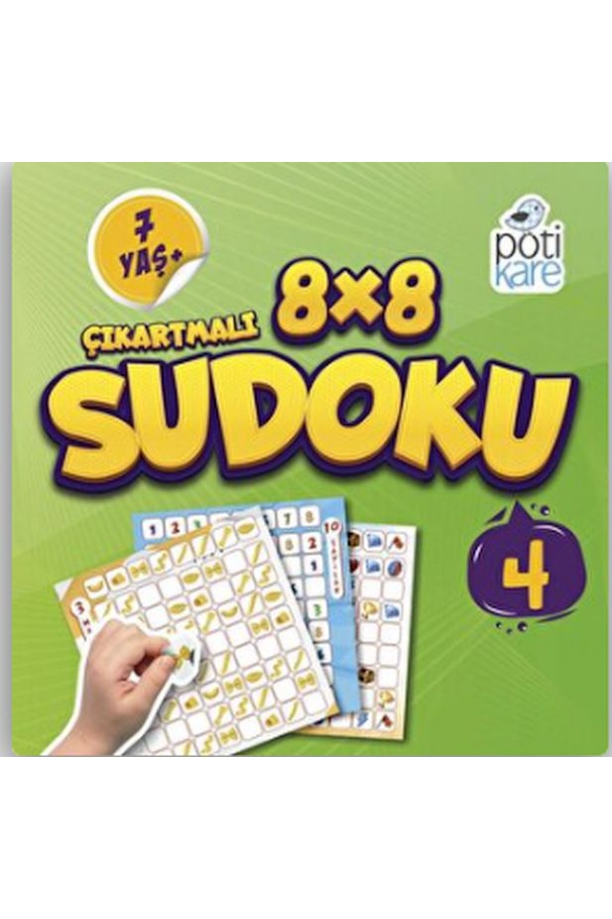 8X8 Çıkartmalı Sudoku 7+ (4) 8X8 Çıkartmalı Sudoku 7+ (4)