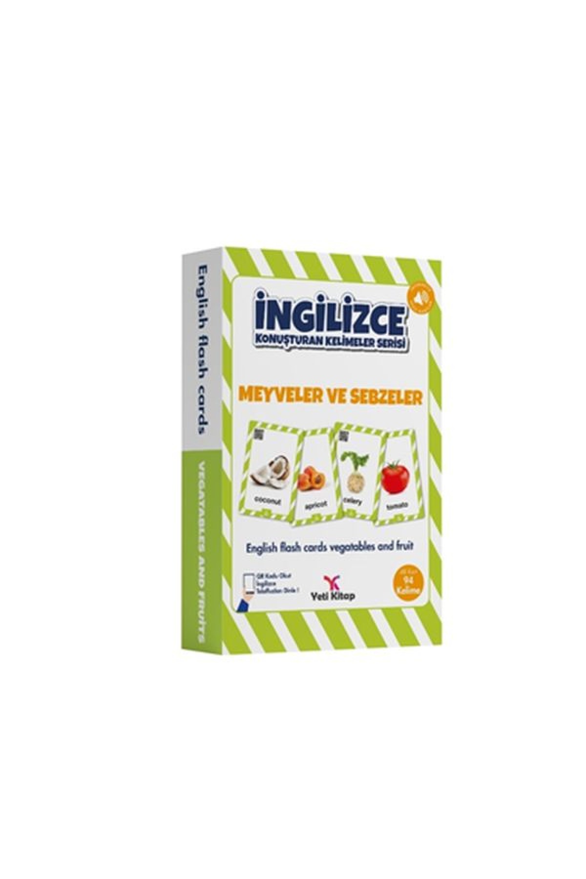 İngilizce Kelime Kartları - Meyveler ve Sebzeler İngilizce Kelime Kartları - Meyveler ve Sebzeler
