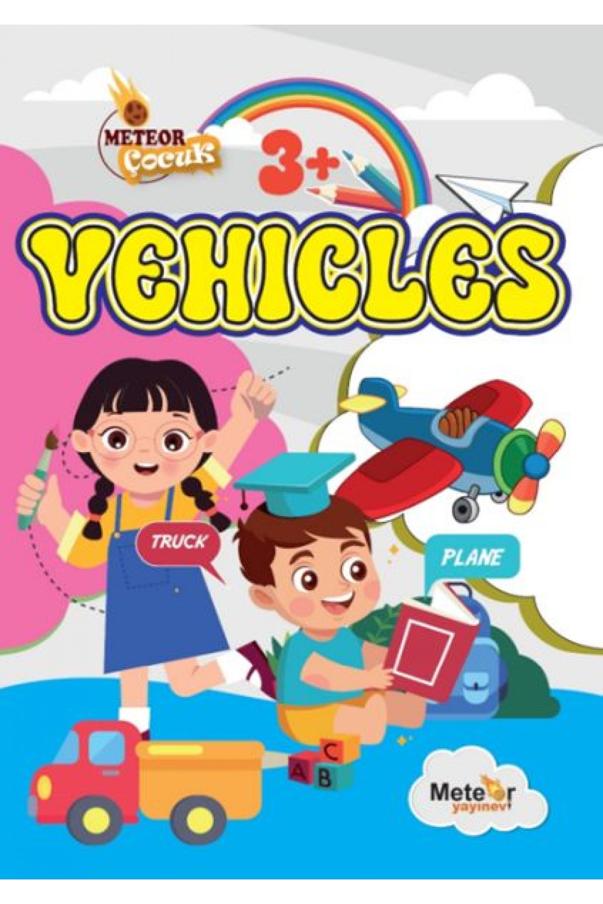 Vehıcles (Araçlar) Türkçe – İngilizce Boyama Kitabı