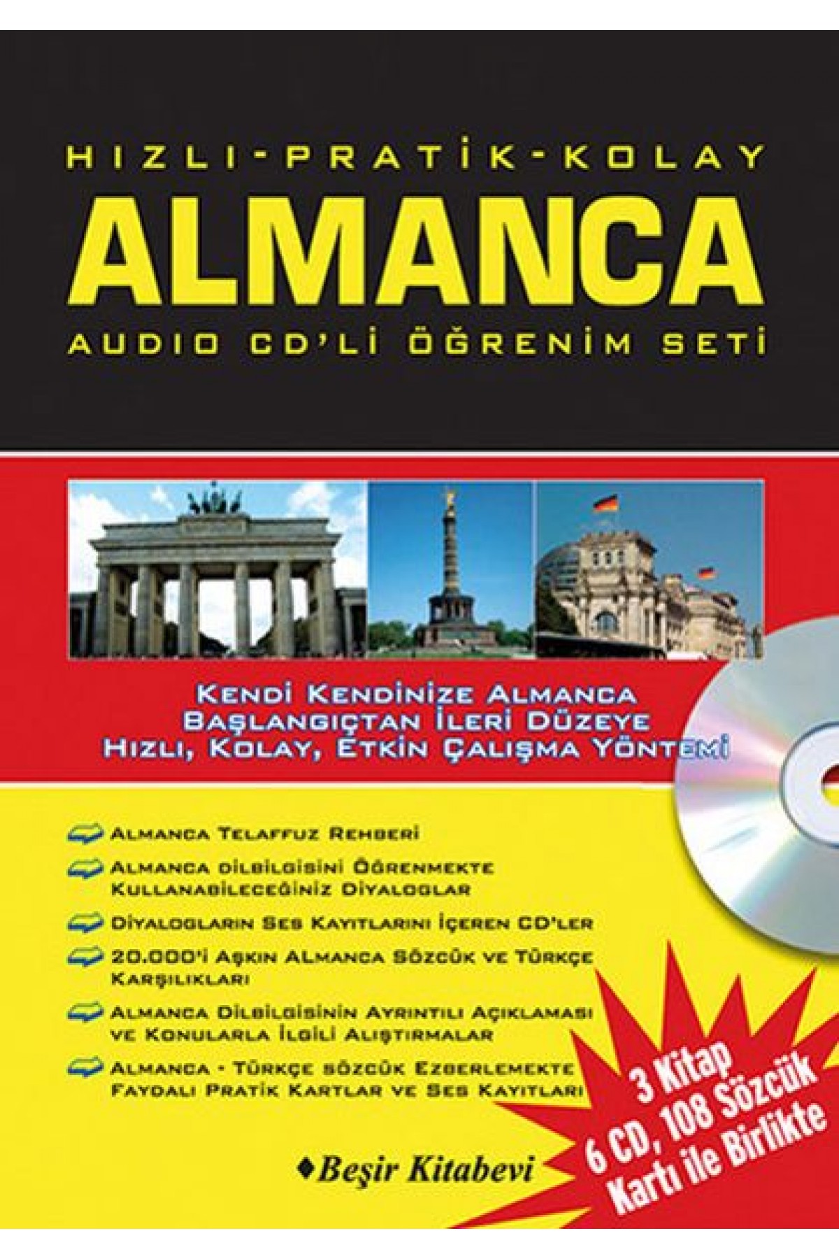 Hızlı Pratik Kolay Almanca Audio CDli Öğrenim Set Hızlı Pratik Kolay Almanca Audio CDli Öğrenim Set