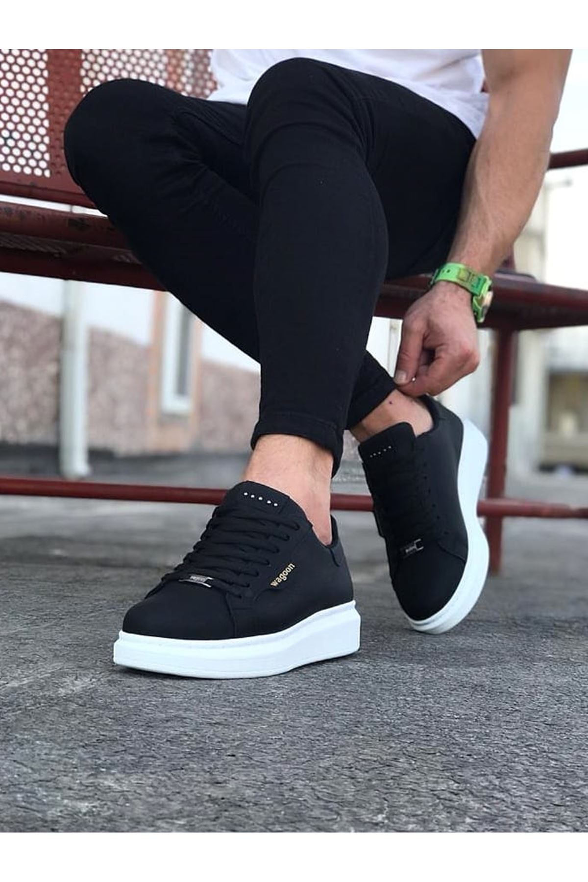 Siyah Erkek Casual Ayakkabı Lisinya947 CZ01 Siyah Erkek Casual Ayakkabı