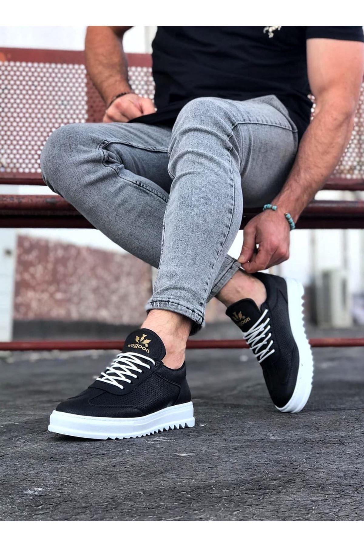 Siyah Erkek Casual Ayakkabı Lisinya947 CZ022 Siyah Erkek Casual Ayakkabı