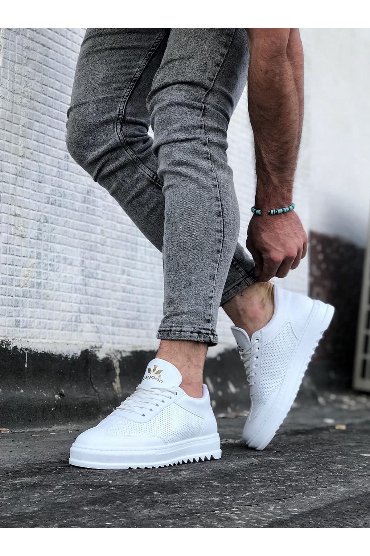 Beyaz Erkek Casual Ayakkabı Lisinya947 CZ022 Beyaz Erkek Casual Ayakkabı