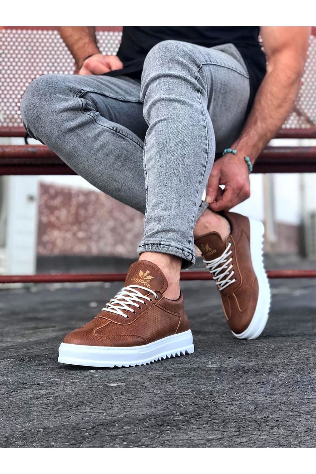 Lisinya947 CZ022 Taba Erkek Casual Ayakkabı