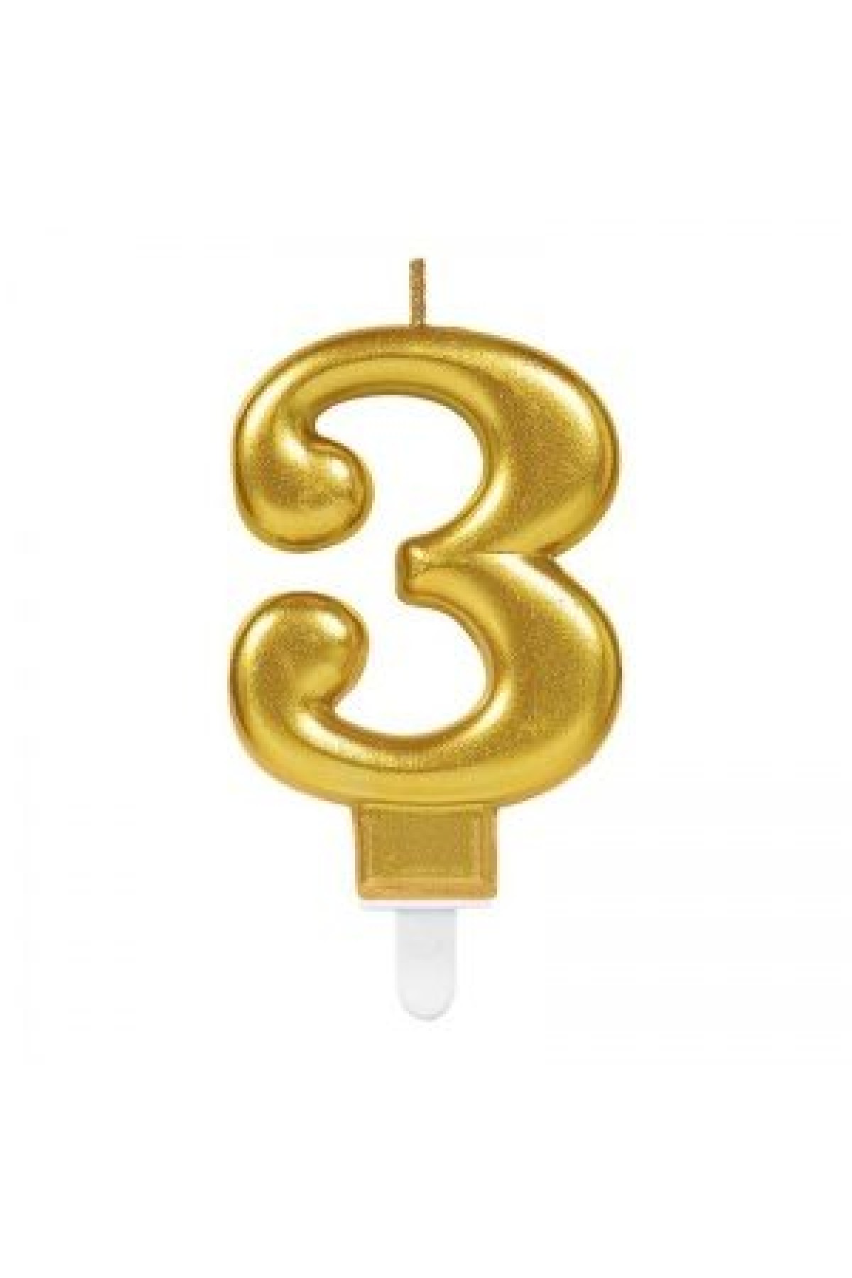 3 Rakam Mum Gold Renk (Lisinya)