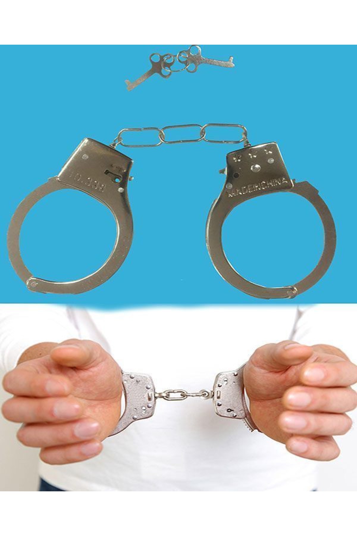 Anahtarlı Oyuncak Metal Kelepçe Polis Kelepçesi Anahtarlı Oyuncak Metal Kelepçe Polis Kelepçesi (Lisinya)