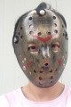Bakır Renk Kırmızı Çizgili Tam Yüz Hokey Jason Maskesi Hannibal Maskesi (Lisinya)